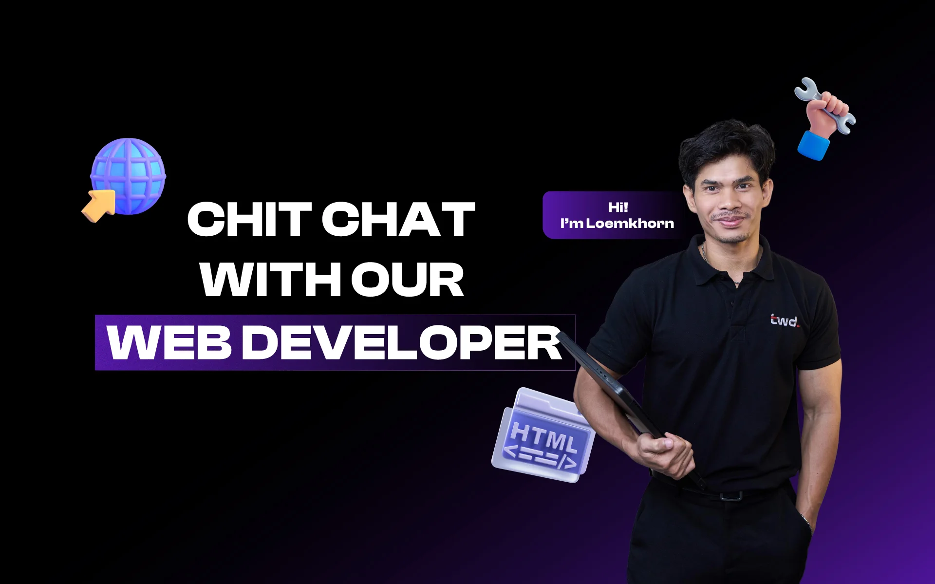 TWD web developer LoemKhorn discussing digital product development