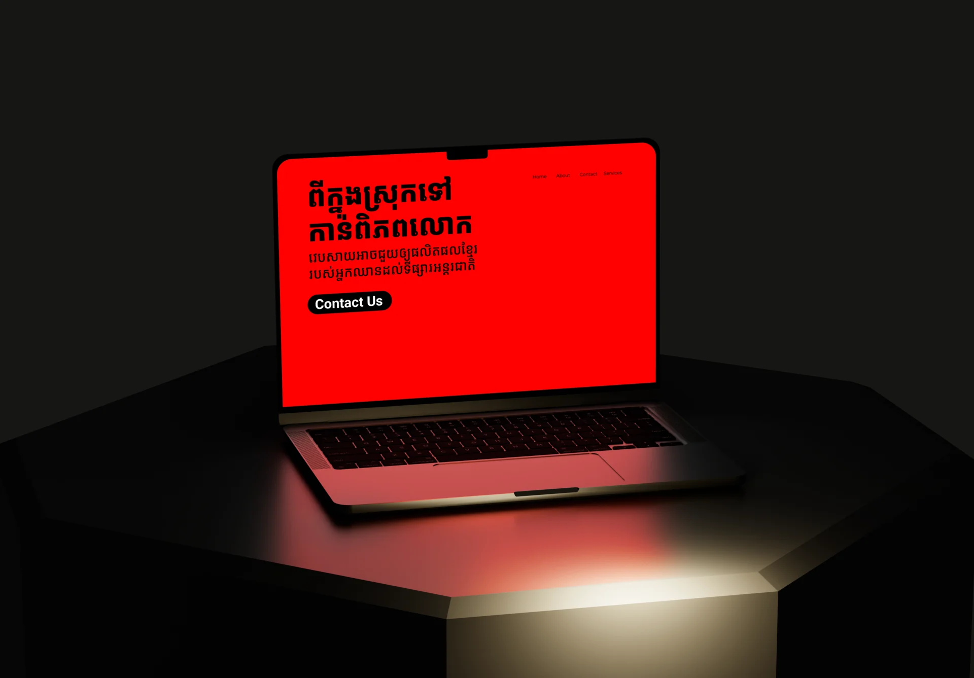 Using a website for international market expansion for Cambodian products